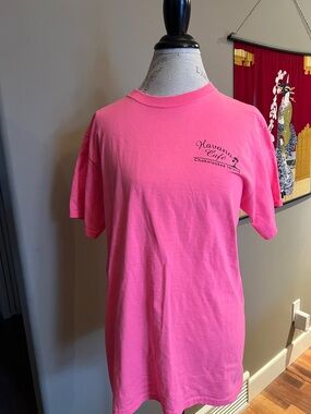Pink T from a coffee shop outside of del ray